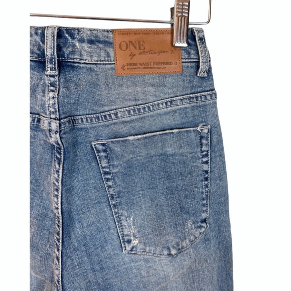 One Teaspoon Distressed Freebird II Skinny Jeans 25 - Picture 4 of 11